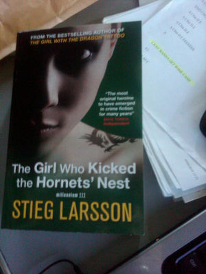 The   Girl Who Kicked The Hornet's Nest book cover - click to  enlarge