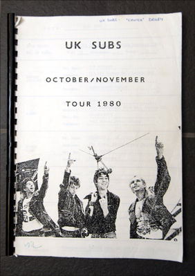 Itinerary cover