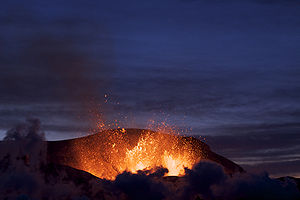 Eyjafjallajökull ...the eruption on 27 March 2010