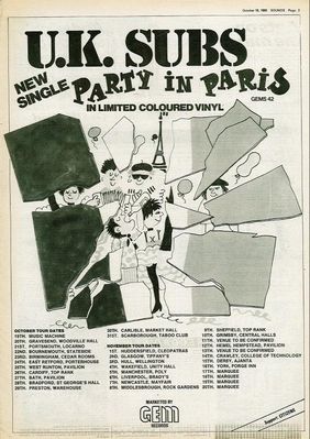 Party in Paris press ad