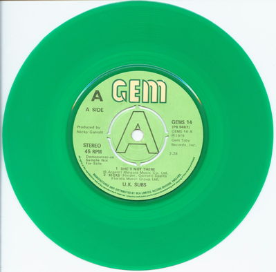 Green Vinyl Demo A-Side
