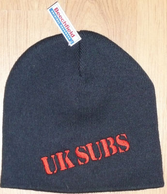 Beanie, Navy and Red - click to enlarge
