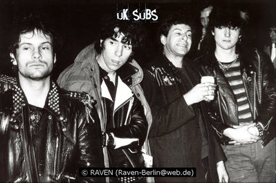 U.K. Subs, Berlin, Germany. 11 March 1981