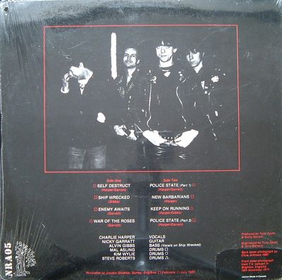 NRA05 black vinyl back cover