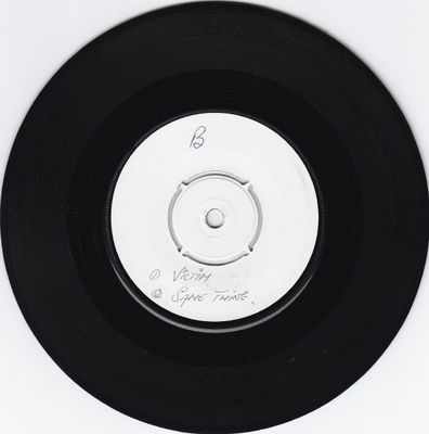 White label, black vinyl B-side